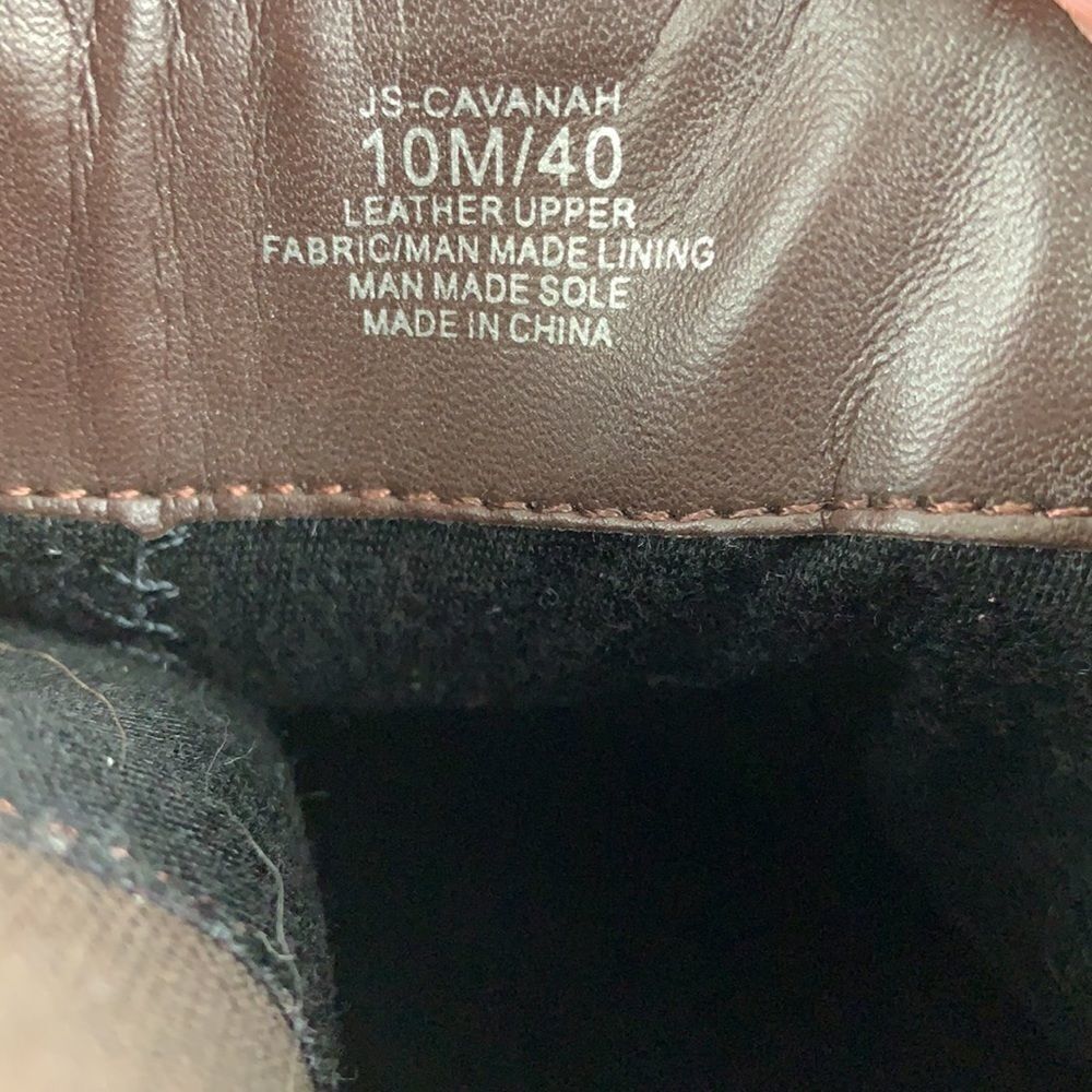 Jessica Simpson Brown Suede Leather wedge platform ankle boots - Picture 9 of 12